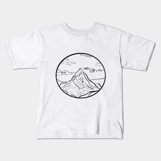 Everest lineart Kids T-Shirt